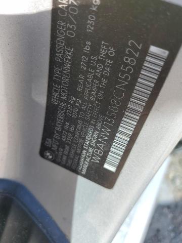 WBANW13588CN55822 - 2008 BMW 535 I SILVER photo 12