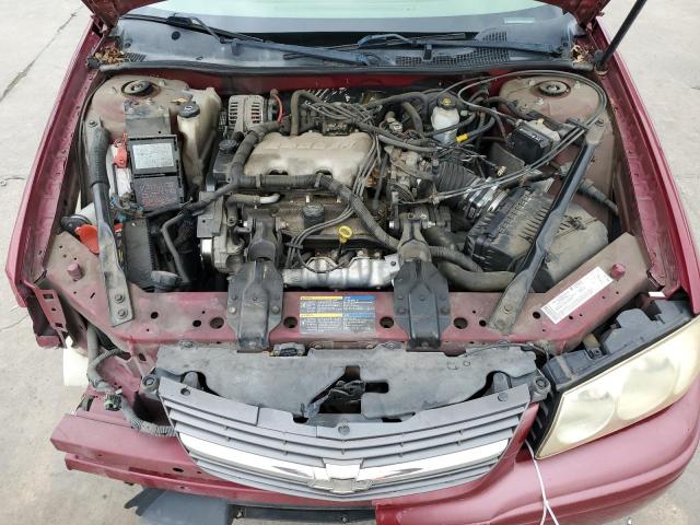 2G1WF52E559147144 - 2005 CHEVROLET IMPALA BURGUNDY photo 11