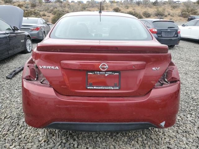 3N1CN7AP2KL851034 - 2019 NISSAN VERSA S RED photo 6