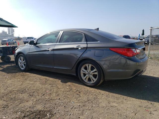 5NPEC4AC8DH651687 - 2013 HYUNDAI SONATA SE GRAY photo 2