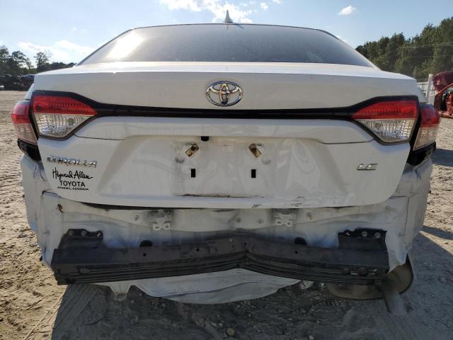 JTDEPMAE3N3004097 - 2022 TOYOTA COROLLA LE WHITE photo 6