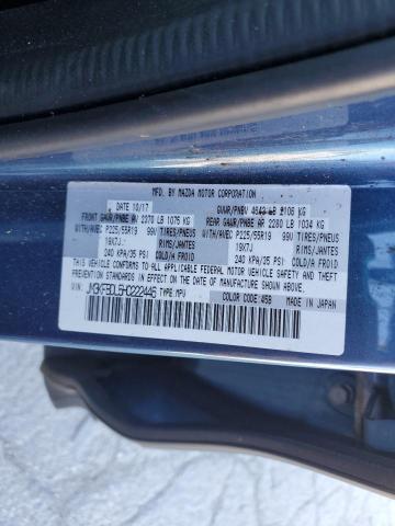 JM3KFBDL5H0222446 - 2017 MAZDA CX-5 GRAND TOURING BLUE photo 12