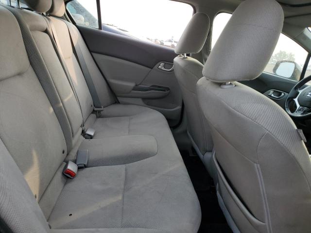 2HGFB2F55CH025304 - 2012 HONDA CIVIC LX GRAY photo 10