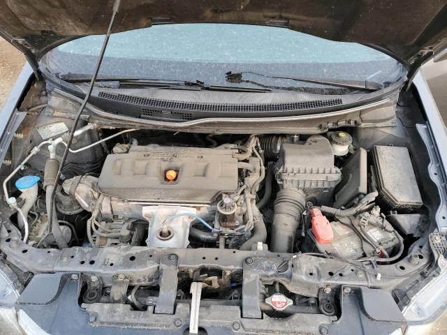 2HGFB2F55CH025304 - 2012 HONDA CIVIC LX GRAY photo 11