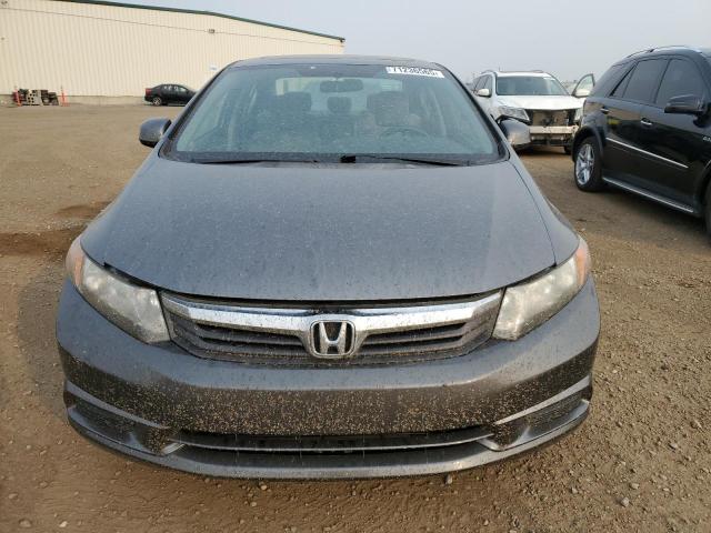 2HGFB2F55CH025304 - 2012 HONDA CIVIC LX GRAY photo 5