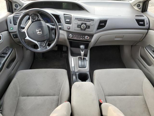 2HGFB2F55CH025304 - 2012 HONDA CIVIC LX GRAY photo 8