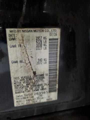 1N4AL3AP2GC263565 - 2016 NISSAN ALTIMA 2.5 შავი ფოტო 13