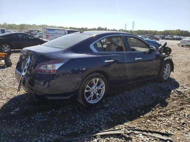 1N4AA5AP5EC484933 - 2014 NISSAN MAXIMA S BLUE photo 3