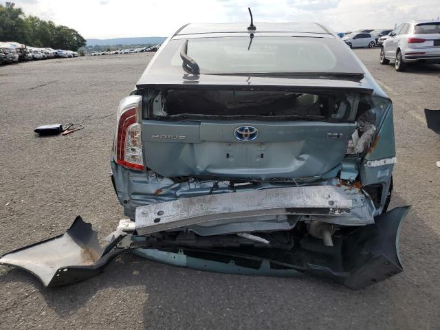 JTDKN3DUXF1999593 - 2015 TOYOTA PRIUS 绿色 照片 6