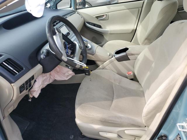 JTDKN3DUXF1999593 - 2015 TOYOTA PRIUS 绿色 照片 7