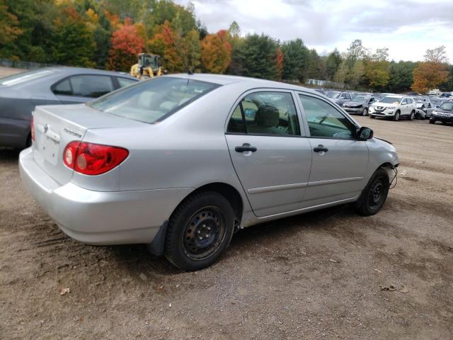 2T1BR32E15C843629 - 2005 TOYOTA COROLLA CE SILVER photo 3