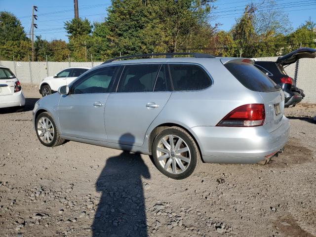 3VWPL7AJ1CM674887 - 2012 VOLKSWAGEN JETTA TDI SILVER photo 2