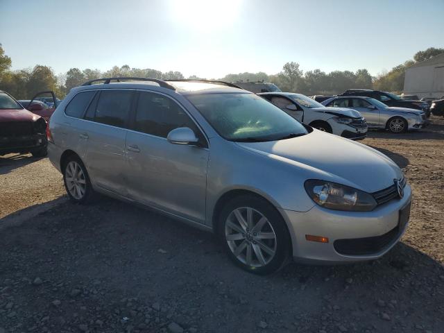 3VWPL7AJ1CM674887 - 2012 VOLKSWAGEN JETTA TDI SILVER photo 4