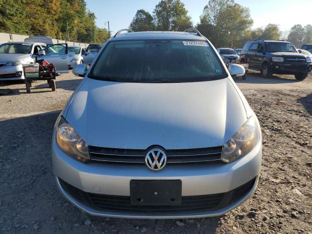 3VWPL7AJ1CM674887 - 2012 VOLKSWAGEN JETTA TDI SILVER photo 5