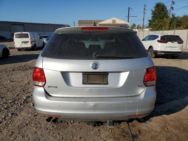 3VWPL7AJ1CM674887 - 2012 VOLKSWAGEN JETTA TDI SILVER photo 6