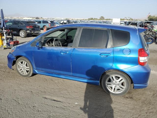 JHMGD38647S055996 - 2007 HONDA FIT S 蓝色 照片 2
