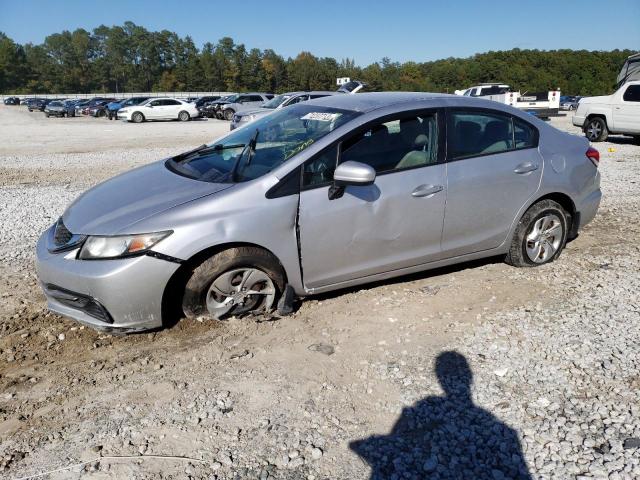 19XFB2F57FE093859 - 2015 HONDA CIVIC LX SILVER photo 1