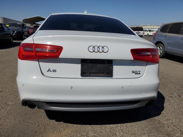 WAUHGAFC7FN030286 - 2015 AUDI A6 PRESTIGE თეთრი ფოტო 6