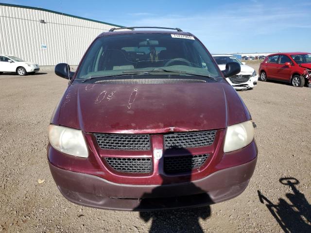 1D4GP25R83B201895 - 2003 DODGE CARAVAN SE RED photo 5