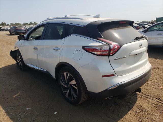 5N1AZ2MH1HN143524 - 2017 NISSAN MURANO S WHITE photo 2