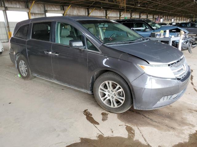 5FNRL5H62DB018155 - 2013 HONDA ODYSSEY EXL ნაცრისფერი ფოტო 4