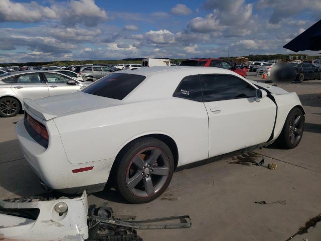 2C3CDYAG1EH137399 - 2014 DODGE CHALLENGER SXT WHITE photo 3