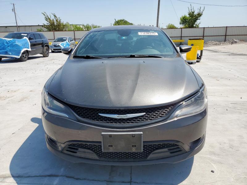 1C3CCCBG5FN514135 - 2015 CHRYSLER 200 S GRAY photo 5
