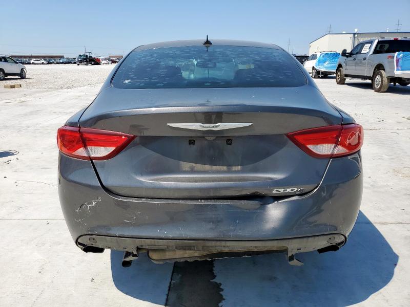 1C3CCCBG5FN514135 - 2015 CHRYSLER 200 S GRAY photo 6