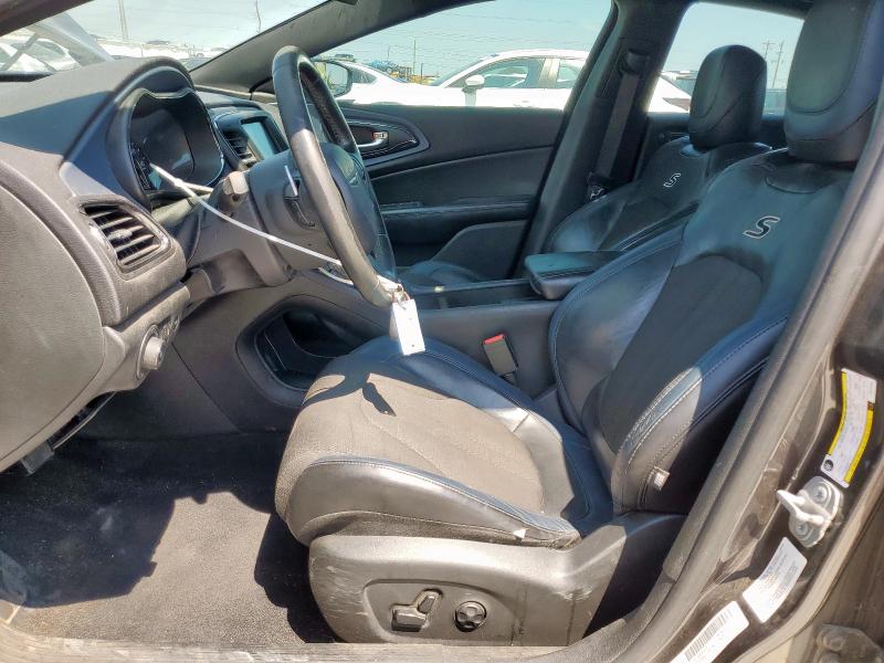 1C3CCCBG5FN514135 - 2015 CHRYSLER 200 S GRAY photo 7