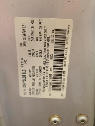 1D7HU18208J150205 - 2008 DODGE RAM 1500 ST 银色 照片 12