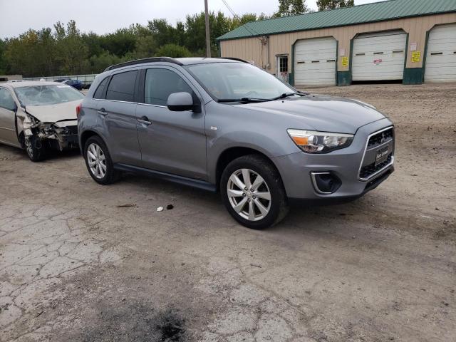 4A4AR4AU8EE005436 - 2014 MITSUBISHI OUTLANDER SE GRAY photo 4