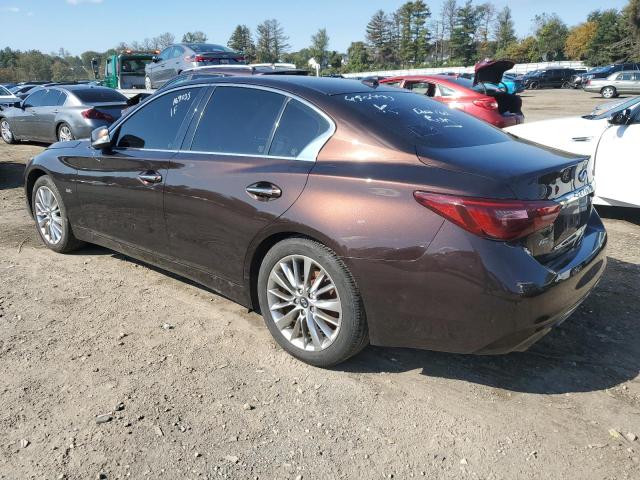 JN1EV7AR6JM430433 - 2018 INFINITI Q50 LUXE BROWN photo 2