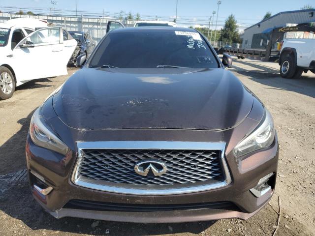 JN1EV7AR6JM430433 - 2018 INFINITI Q50 LUXE BROWN photo 5