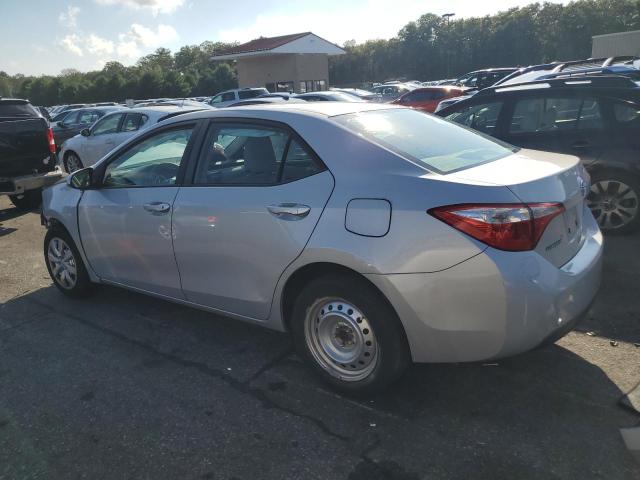 2T1BURHE2EC089181 - 2014 TOYOTA COROLLA L SILVER photo 2