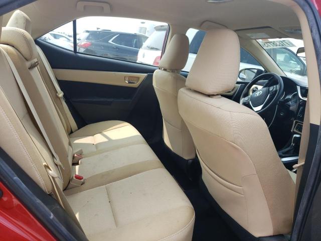 2T1BURHE2JC022073 - 2018 TOYOTA COROLLA L RED photo 10