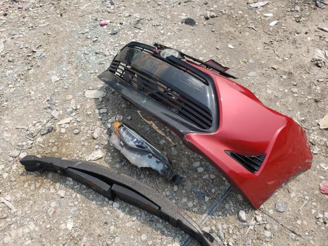 2T1BURHE2JC022073 - 2018 TOYOTA COROLLA L RED photo 12
