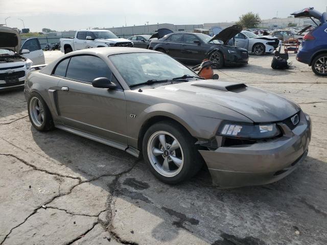 1FAFP42XX2F102595 - 2002 FORD MUSTANG GT GRAY photo 4