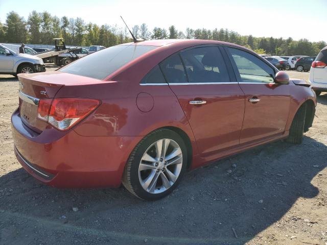 1G1PG5SB5D7211609 - 2013 CHEVROLET CRUZE LTZ RED photo 3