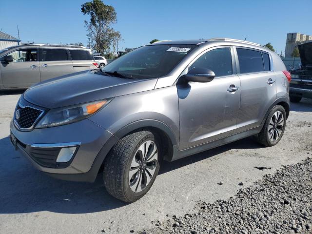 KNDPC3A64C7176460 - 2012 KIA SPORTAGE SX GRAY photo 1