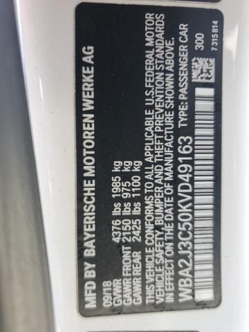 WBA2J3C50KVD49163 - 2019 BMW 230XI WHITE photo 13