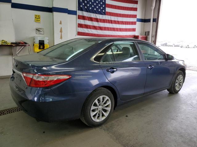 4T4BF1FKXGR572476 - 2016 TOYOTA CAMRY LE BLUE photo 3