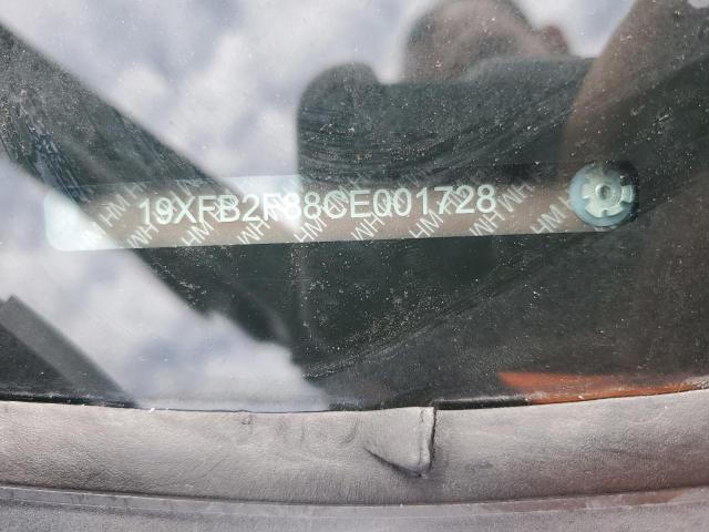 19XFB2F88CE001728 - 2012 HONDA CIVIC EX Siyah fotoğraf 12