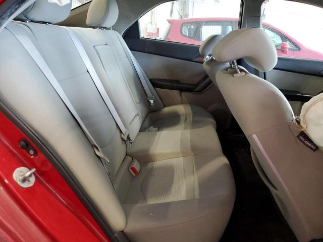 KNAFU4A28D5728001 - 2013 KIA FORTE EX RED photo 10