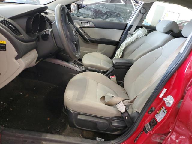 KNAFU4A28D5728001 - 2013 KIA FORTE EX RED photo 7