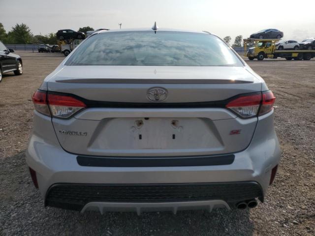 5YFB4MBE1MP089053 - 2021 TOYOTA COROLLA SE SILVER photo 6