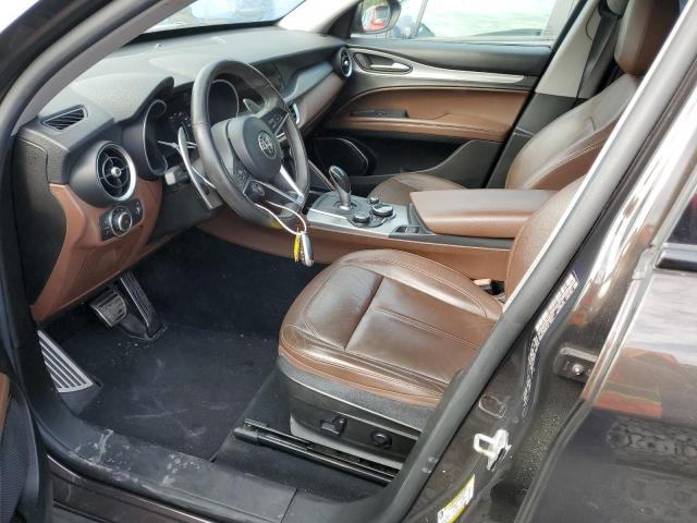 ZASFAKPN5J7B87823 - 2018 ALFA ROMEO STELVIO SPORT BROWN photo 7