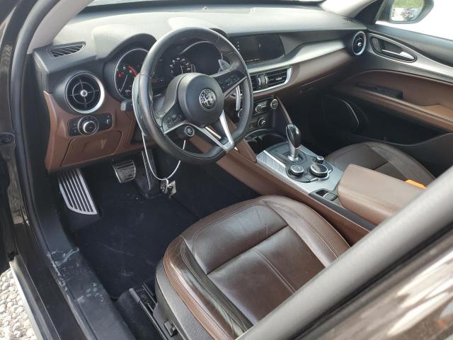 ZASFAKPN5J7B87823 - 2018 ALFA ROMEO STELVIO SPORT BROWN photo 8