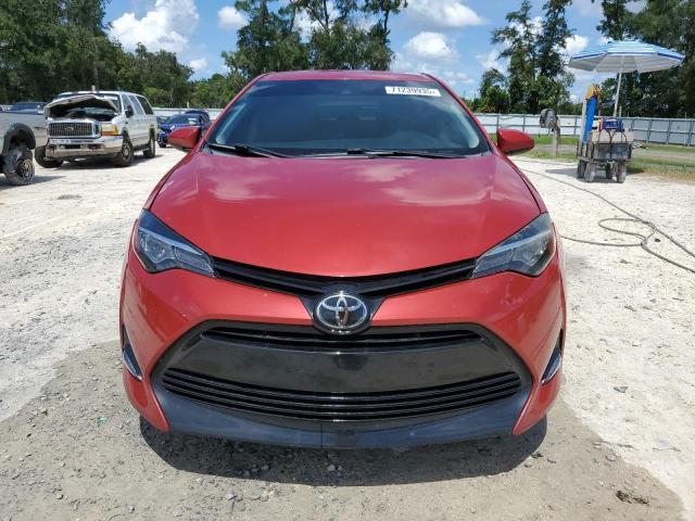 5YFBURHE3JP790029 - 2018 TOYOTA COROLLA L RED photo 5