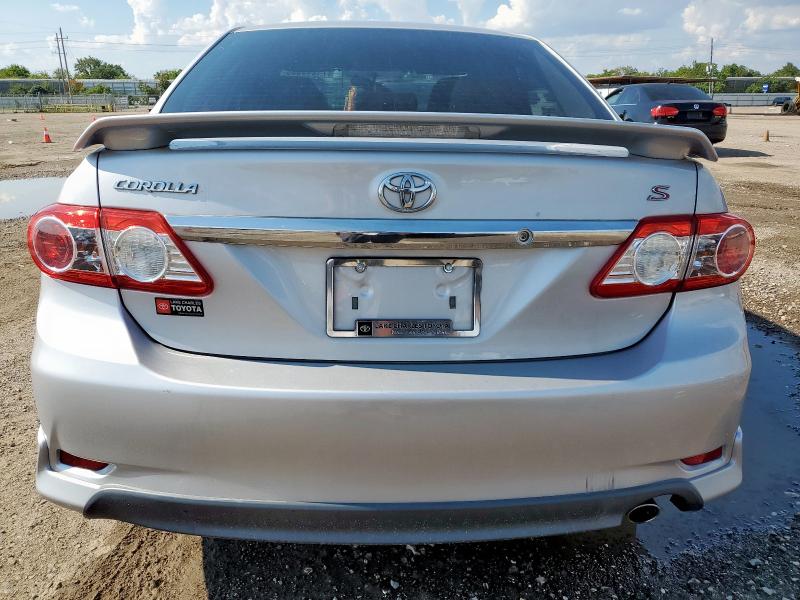 2T1BU4EE2BC638414 - 2011 TOYOTA COROLLA BASE Արծաթագույն լուսանկար 6