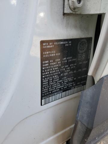 WVGJV7AX5FW532825 - 2015 VOLKSWAGEN TIGUAN S WHITE photo 13